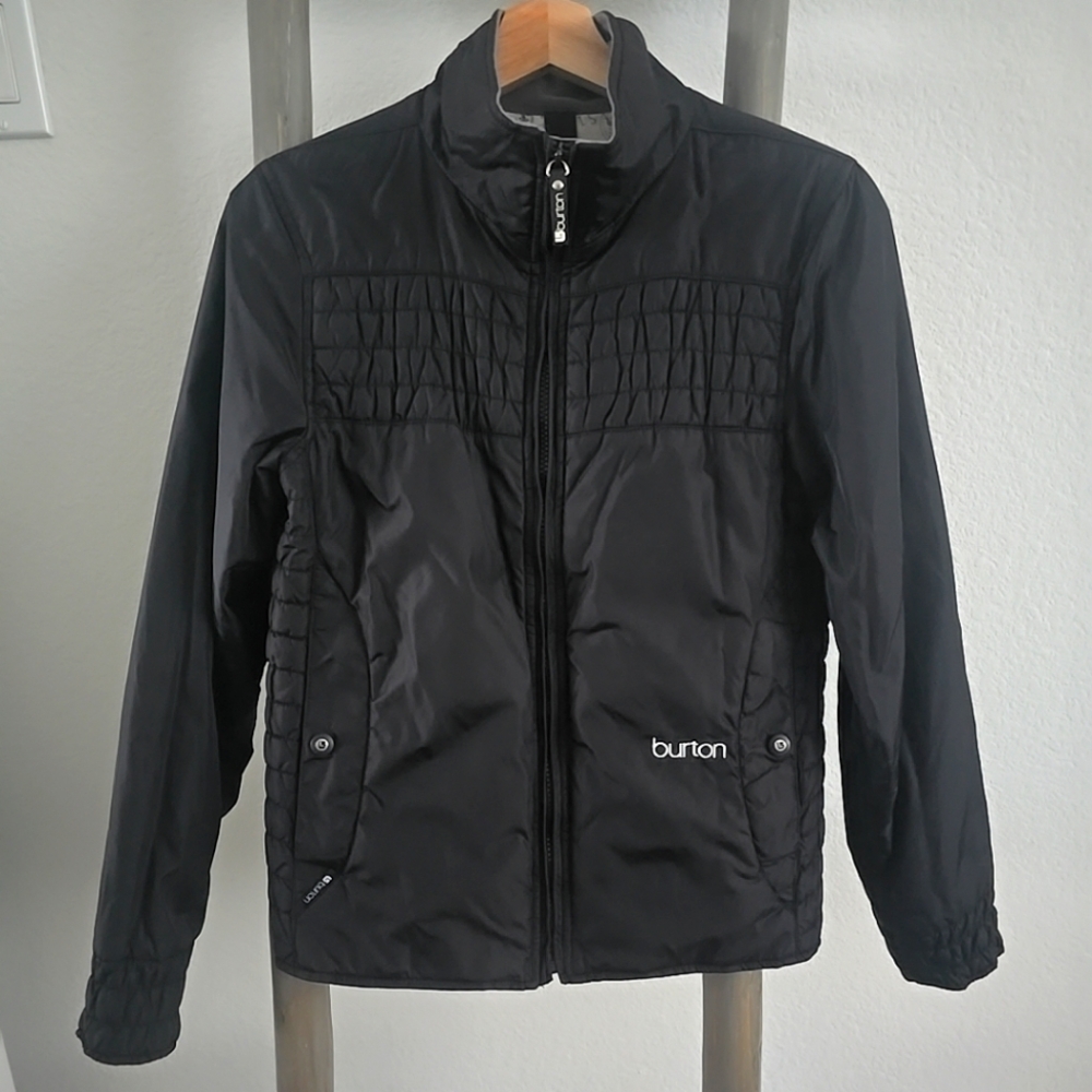 Burton Women’s Black Synthetic Puffer Jacket Ski Snowboarding Winter Small